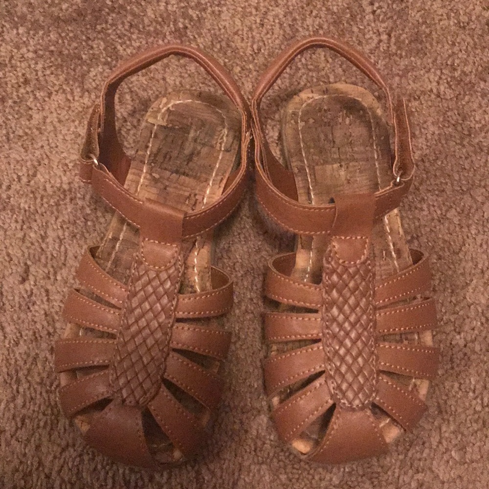 Brown sandals